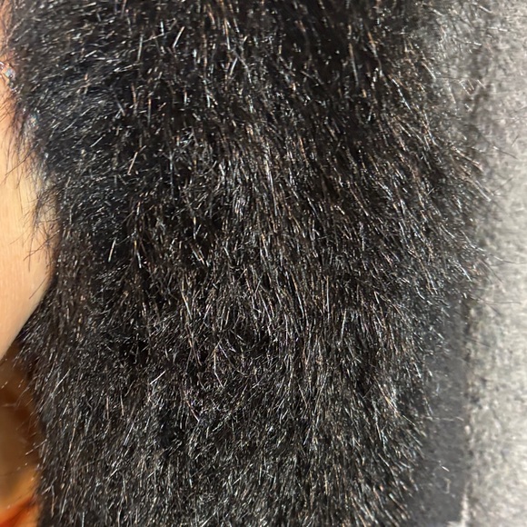 Vintage poncho with faux fur - Picture 10 of 10